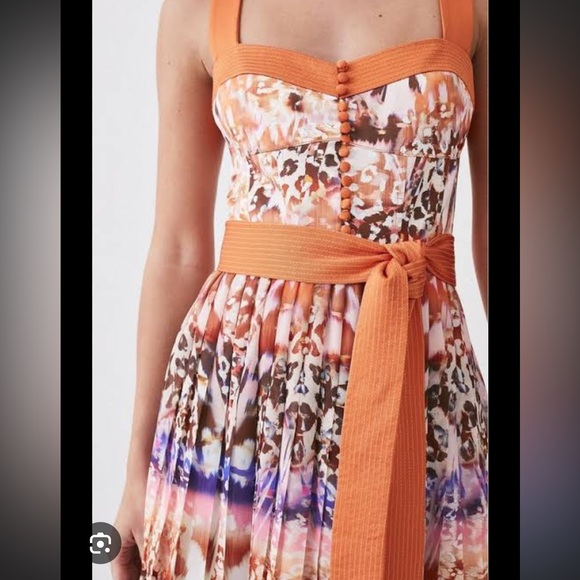 Karen Millen Multicolor Backless Maxi Dress - Picture 2 of 5